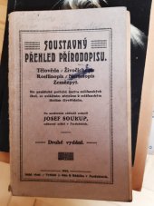 kniha Soustavný přehled přírodopisu Ku praktické potřebě žactva měšťanských škol, se zvláštním zřetelem k měšťanským školám čtyřtřídním, s.n. 1921