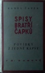 kniha Povídky z jedné kapsy, Fr. Borový 1937