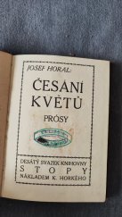 kniha Česání květů prósy, K. Horký 1912