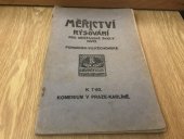 kniha Měřictví a rýsování pro I., II. a III. třídu měšťanských škol dívčích, Komenium (Höfer a Klouček) 1921