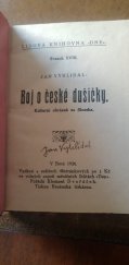 kniha Boj o české dušičky Kulturní obrázek ze Slezska, Den 1926