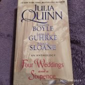 kniha Four Weddings and a Sixpence, Avon Books 2017