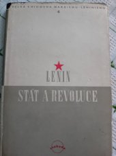 kniha Stát a revoluce Učení marxismu o státu a úkoly proletariátu v revoluci, Svoboda 1952