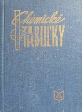 kniha Chemické tabulky pre stredné priemyselné školy chemické, Alfa 1970