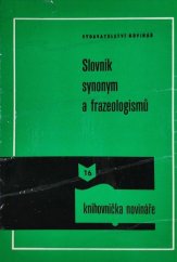 kniha Slovník synonym a frazeologismů, Novinář 1977