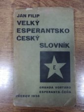 kniha Velký slovník esperantsko-český, Nový národ 1930