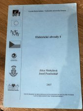 kniha Elektrické obvody I, Vysoká škola báňská - Technická univerzita Ostrava 2007