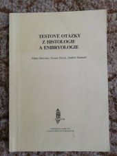 kniha Testové otázky z histologie a embryologie, Karolinum  1997