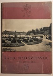 kniha Rájec nad Svitavou Státní zámek a okolí : [Sborník], Čedok 1953