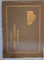 kniha Almanach Národního divadla v Praze, V.J. Procházka 1929