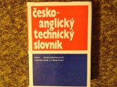 kniha Česko-anglický technický slovník = Czech-English technical dictionary, SNTL 1983