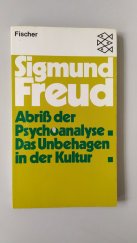 kniha Abriß der Psychoanalyse-Das Unbehagen in der Kultur, Fischer 1990