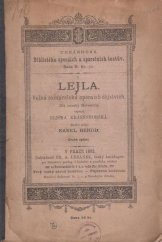 kniha Lejla, Fr. A. Urbánek 1892