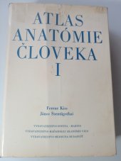 kniha Atlas anatómie človeka I, Akadémiai kiadó 1975