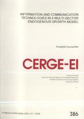 kniha Information and Communication Technologies in a multi-sector Endogenous Growth Model, CERGE-EI 2009