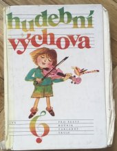 kniha Hudební výchova pro šestý ročník základní školy, SPN 1989