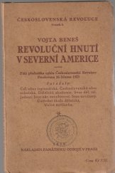 kniha Revoluční hnutí v severní Americe pátá přednáška cyklu "Československá Revoluce" : proslovena dne 26. března 1923, Památník odboje 1923