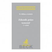 kniha Zákoník práce komentář, C. H. Beck 2010