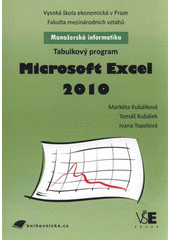 kniha Tabulkový program Microsoft Excel 2010, Tribun EU 2011