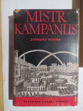 kniha Mistr Kampanus historický obraz, Kvasnička a Hampl 1937