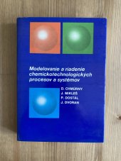 kniha Modelovanie a riadenie chemickotechnologických procesov a systémov, Alfa 1985