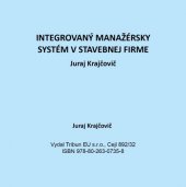 kniha Integrovaný manažérsky systém v stavebnej firme, Tribun EU 2014