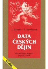 kniha Data českých dějin od příchodu Slovanů do r. 1996, ALDA 1997