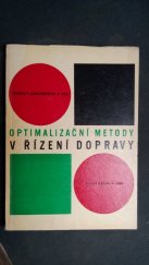 kniha Optimalizační metody v řízení dopravy, Nadas 1966