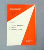 kniha Základy metodiky výpočtu výměníků tepla, SNTL 1975