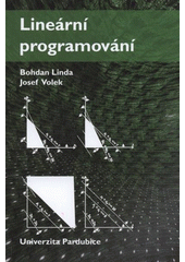 kniha Lineární programování, Univerzita Pardubice 2007