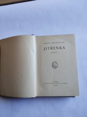 kniha Jitřenka Román, Nakladatel Jos. R. Vilímek 1925