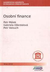 kniha Osobní finance, Masarykova univerzita 2010