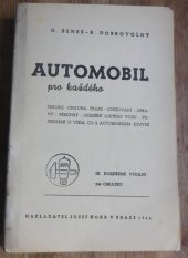 kniha Automobil pro každého ..., Josef Hokr 1946