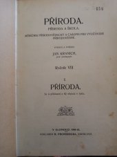 kniha Příroda Měsíčník přírodovědecký a časopis pro vyučování přírodovědné, R. Prombeg 1909