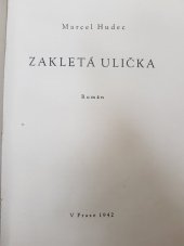 kniha Zakletá ulička román, Vlasť 1942