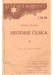 kniha Historie česká, J. Otto 1909