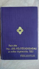 kniha Život sv. Františka z Assisi, Josef Pelcl 1905