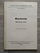 kniha Biochemie Návody do cvičení, SPN 1987