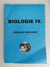 kniha Biologie IV. základy ekologie, Gymnázium v Klatovech 1994