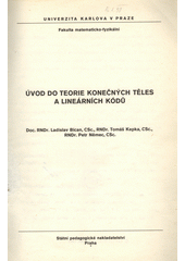 kniha Úvod do teorie konečných těles a lineárních kódů, SPN 1982