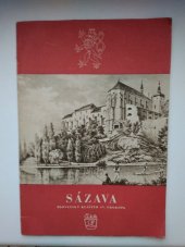 kniha Sázava Slovanský klášter sv. Prokopa : [sborník], Čedok 1953