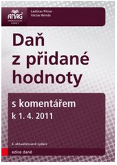 kniha Daň z přidané hodnoty s komentářem k 1.4.2011, Anag 2011