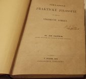 kniha Základové praktické filosofie ve smyslu všeobecné ethiky, B. Tempský 1863