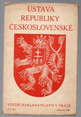 kniha Ústava republiky československé, Státní nakladatelství 1927