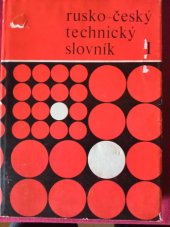 kniha rusko - český technický slovník I. - A-O, SNTL 1974
