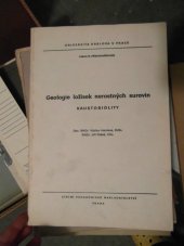 kniha Geologie ložisek nerostných surovin kaustobiolity, SPN 1983