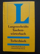 kniha Langenscheidts Taschenwoerterbuch Tschechisch Tschechisch-Deutsch  Deutsch-Tschechisch, Langenscheidt Verlag 2000