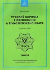 kniha Vybrané kapitoly z obchodního a živnostenského práva, Armex 2006