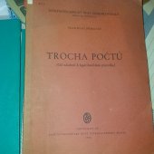 kniha Trocha počtů (od násobení k logaritmickému pravítku), Elektrotechnický svaz československý 1945