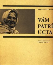 kniha Vám patrí úcta, Stredoslovenské vydavatelstvo 1966